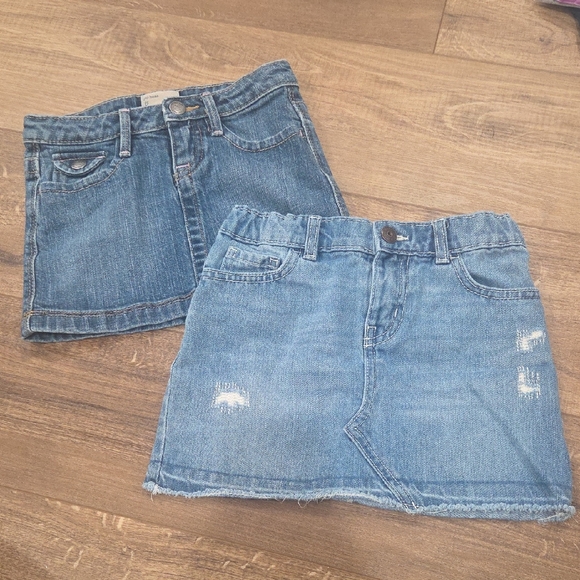 GAP Other - GAP And OSHKOSH Classic Blue Denim Skirt Duo